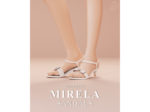 Maxis Match GoldFish Mirela Sandals - The Sims 4 Custom Content