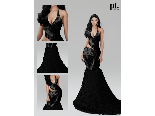 Alpha Kylie Jenner's Dress 2026 Vanity Fair Oscar Party (Patreon) - The Sims 4 Custom Content