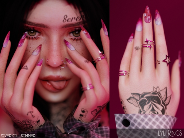 Mix Lyli rings - The Sims 4 Custom Content
