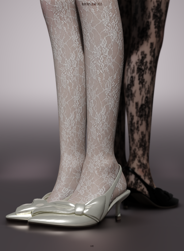 Alpha Berry Muse Sling Heels by simsfinds - The Sims 4 Custom Content