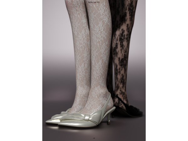 Alpha Berry Muse Sling Heels by mirosims2020 - The Sims 4 Custom Content