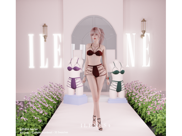 Sims 4 ILN. Iwa Lingerie