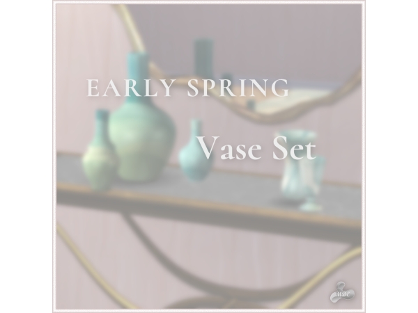 Mix Early Spring Vase Set - The Sims 4 Custom Content