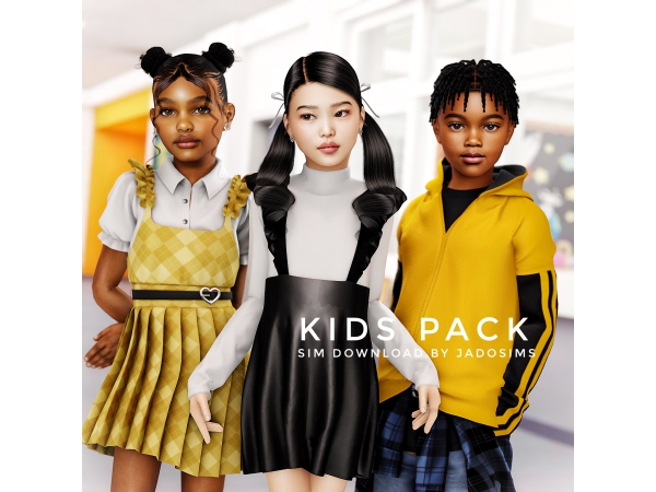 Alpha Kids Pack (Sim Download) - The Sims 4 Custom Content