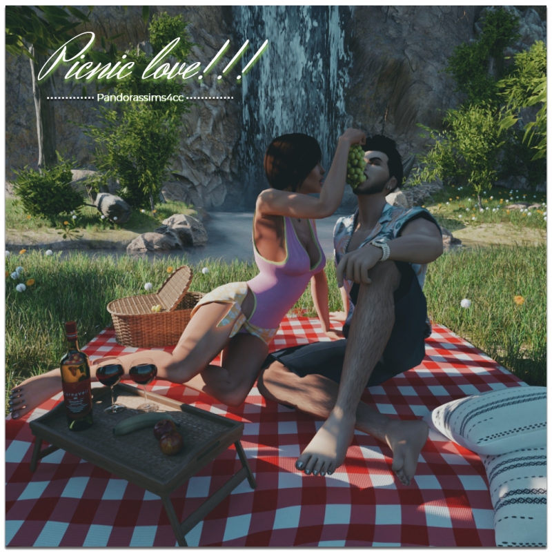 Mix Picnic love by pandorassims4cc - The Sims 4 Custom Content