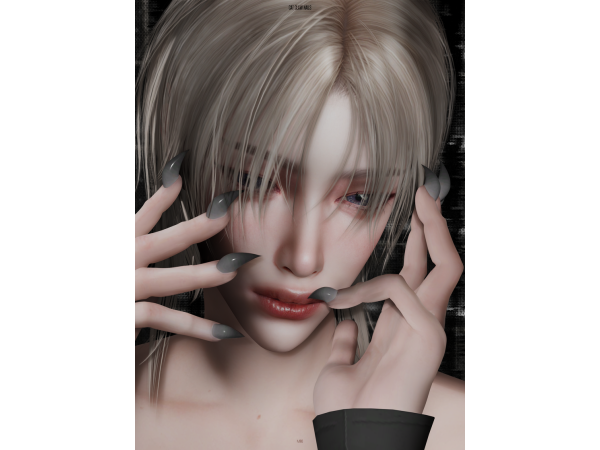 Alpha Cat Claw Nails by mirosims2020 - The Sims 4 Custom Content