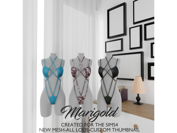 Alpha MARIGOLD TS4_ STEFANI - The Sims 4 Custom Content