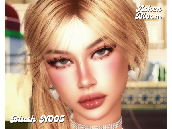 Alpha AshenBloom Blush N005 - The Sims 4 Custom Content