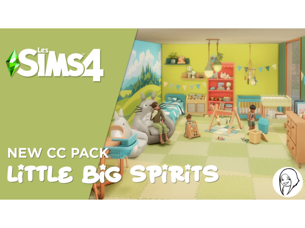 Maxis Match LITTLE BIG SPIRITS KID SIMS 4 by syboulette - The Sims 4 Custom Content