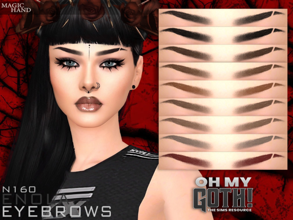 Oh My Goth! - Enola Eyebrows N160 by MagicHand