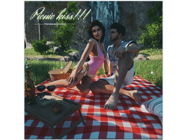 Mix Picnic kiss - The Sims 4 Custom Content
