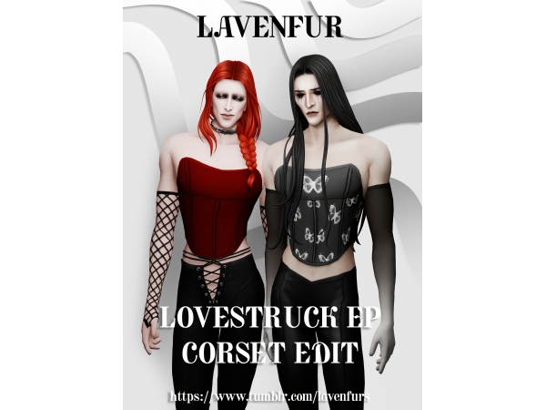 Maxis Match 𝙻𝙰𝚅𝙴𝙽𝙵𝚄𝚁 𝙻𝙾𝚅𝙴𝚂𝚃𝚁𝚄𝙲𝙺 𝙴𝙿 𝙲𝙾𝚁𝚂𝙴𝚃 𝙴𝙳𝙸𝚃 - The Sims 4 Custom Content