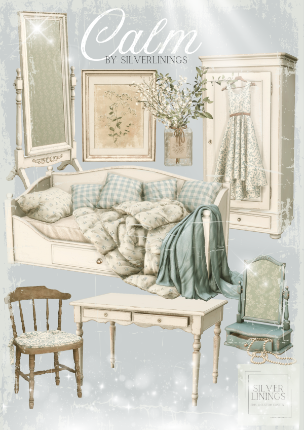 Alpha Silverlinings Calm by simsfinds - The Sims 4 Custom Content