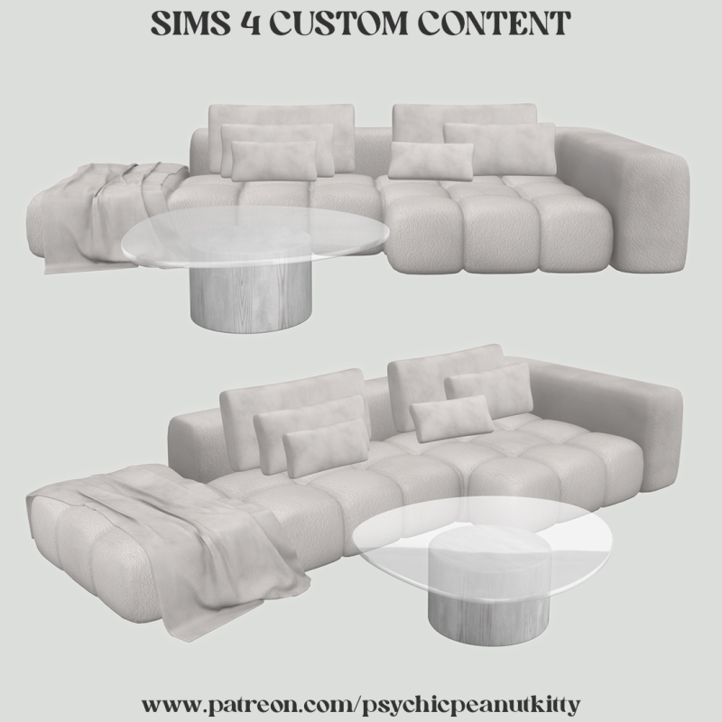 Mix Living Room by psychicpeanutkitty - The Sims 4 Custom Content