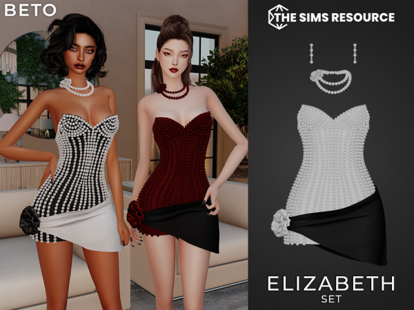 Alpha Elizabeth (Set) by Beto_ae0 - The Sims 4 Custom Content