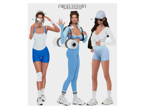 Mix “THE PILATES INSTRUCTOR” ™ by farfallasims - The Sims 4 custom content