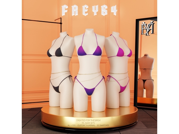 Alpha FR_Nura Sets - The Sims 4 Custom Content