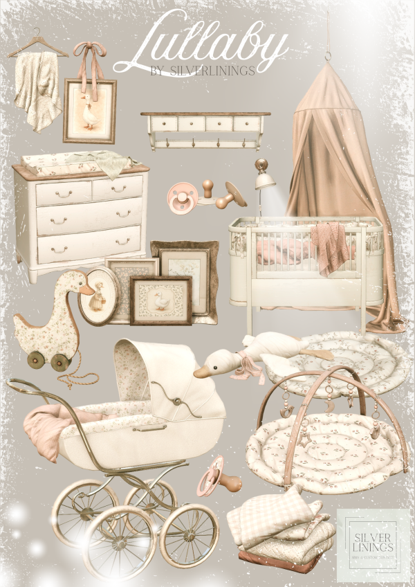 Alpha Silverlinings Lullaby by simsfinds - The Sims 4 Custom Content