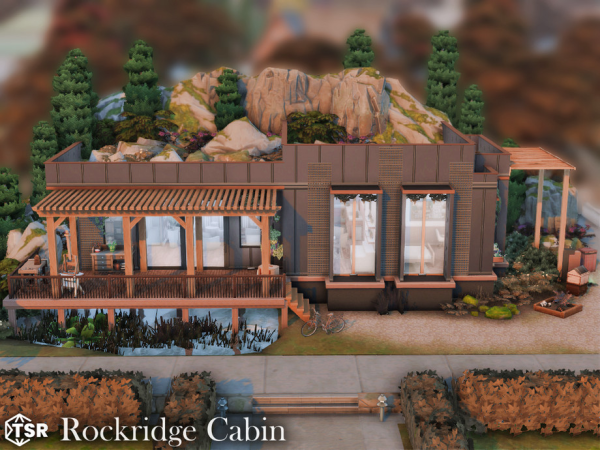 Maxis Match Rockridge Cabin l noCC - The Sims 4 Custom Content