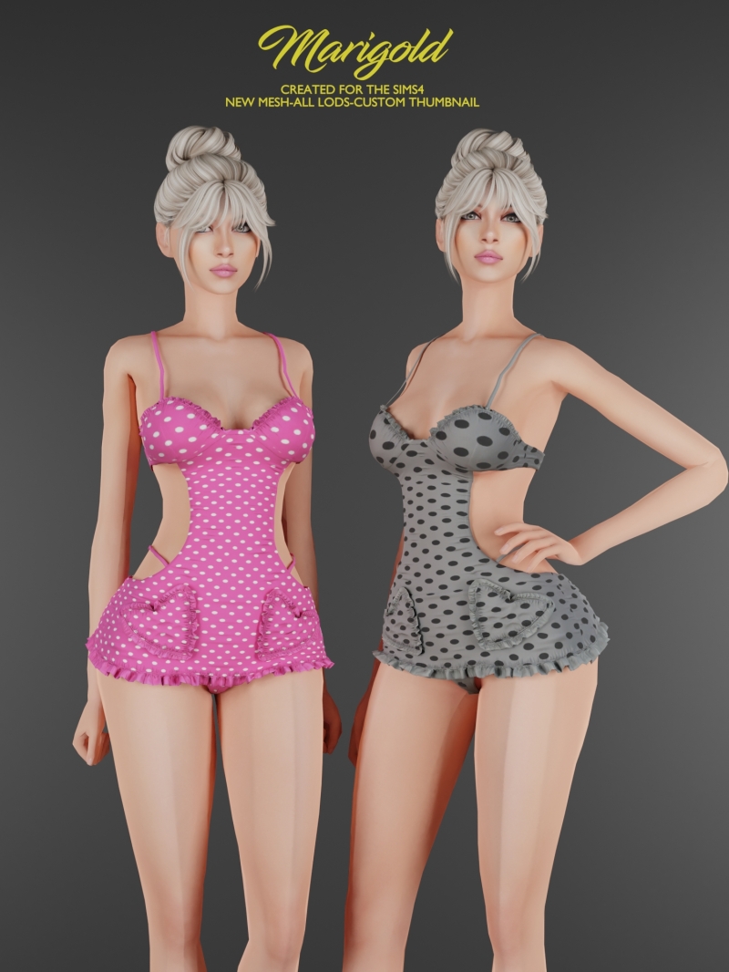 Alpha MARIGOLD TS4_ NAOMI by marigoldsims - The Sims 4 Custom Content