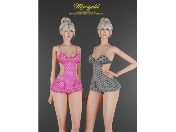 Alpha MARIGOLD TS4_ NAOMI - The Sims 4 Custom Content