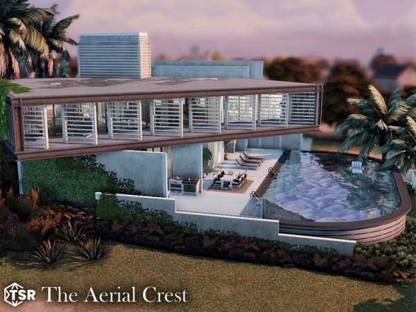 Maxis Match The Aerial Crest l noCC by simzmora - The Sims 4 Custom Content