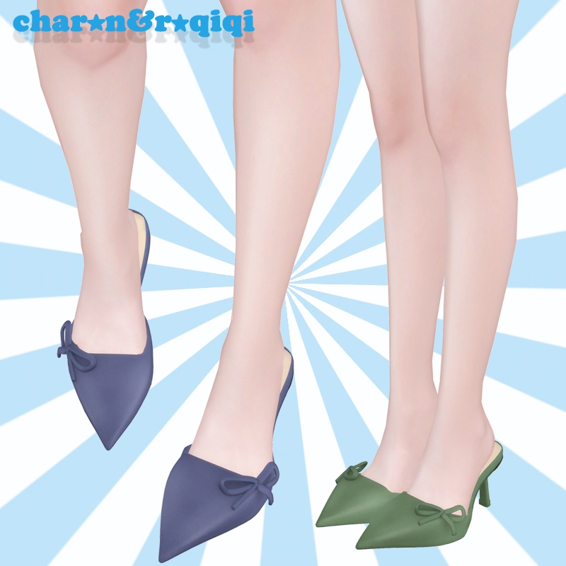 Mix [charonroqiqi]N5_High heel by roqiqi - The Sims 4 Custom Content