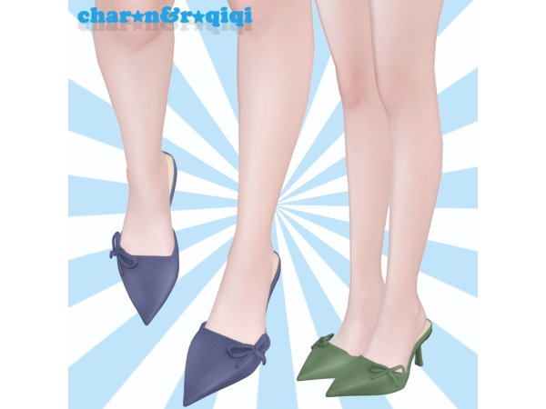 Mix [charonroqiqi]N5_High heel - The Sims 4 Custom Content