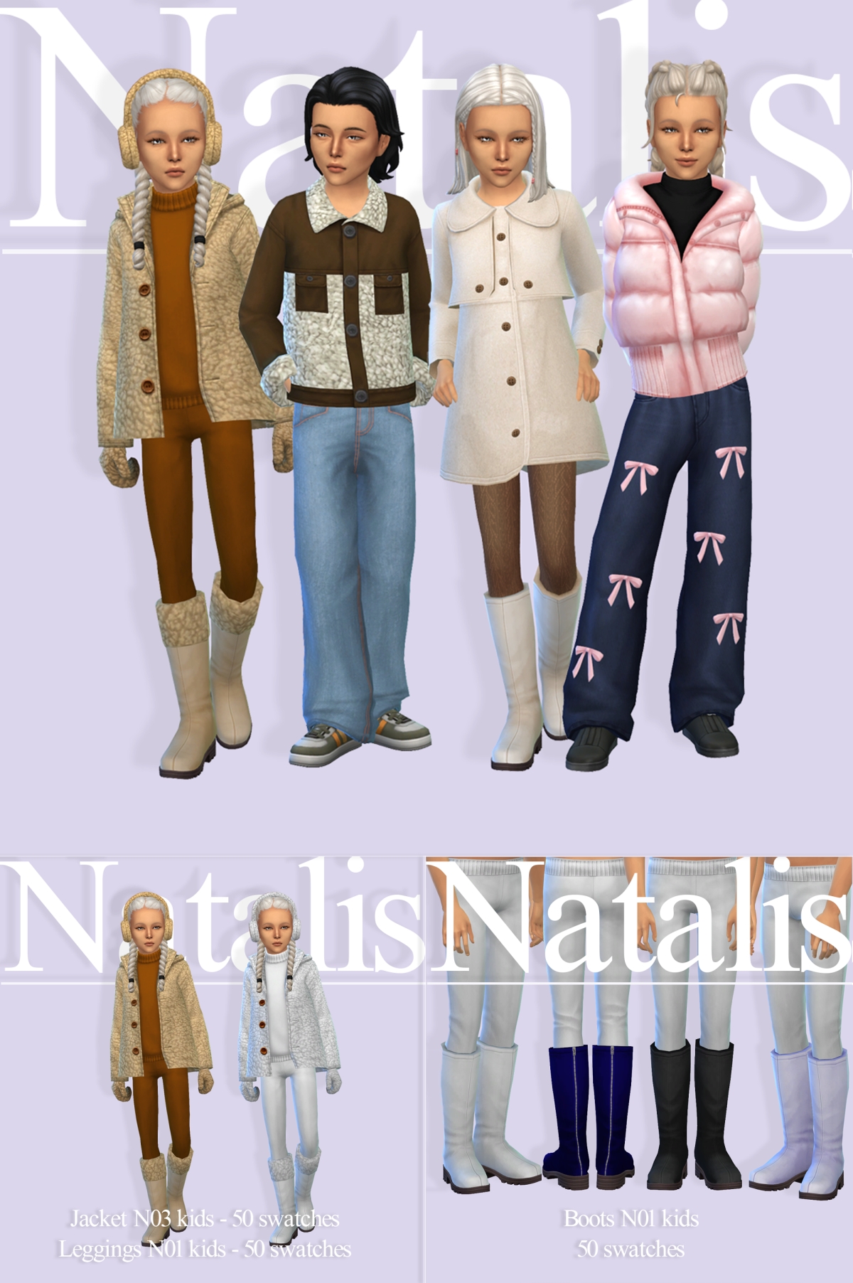 Maxis Match Children's Outerwear by Natalis - The Sims 4 Custom Content