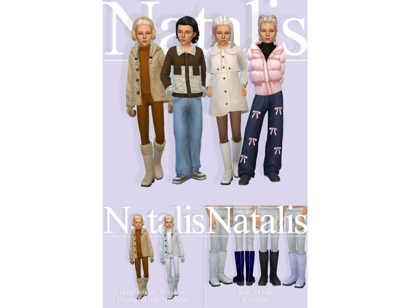 Maxis Match Children's Outerwear by Natalis - The Sims 4 Custom Content