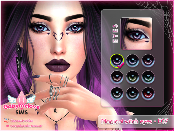 Alpha Magical witch eyes - The Sims 4 Custom Content