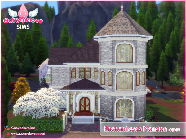 Maxis Match Enchantress's Mansion NO Halloween Collection - The Sims 4 Custom Content