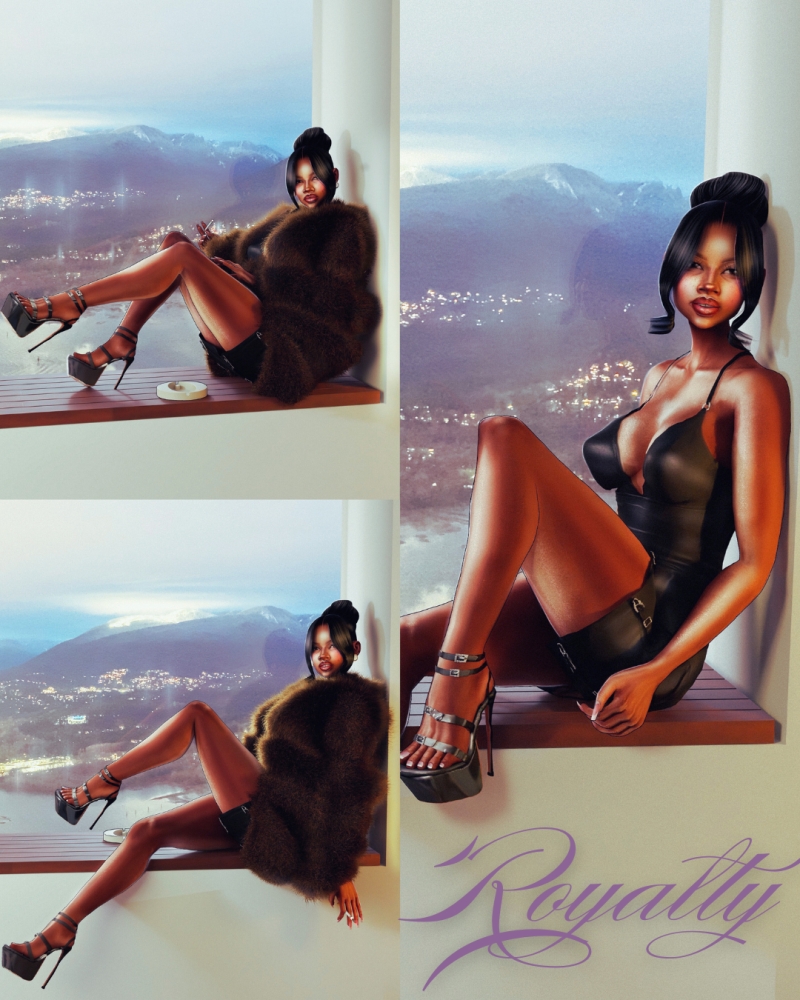 Alpha Royalty Posepack (Blender only) - The Sims 4 custom content