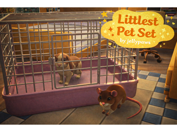 Maxis Match Littlest Pet Set Mod by melunn - The Sims 4 Custom Content