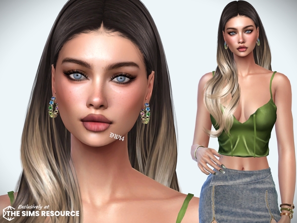 Mix Carola Boschi - The Sims 4 Custom Content