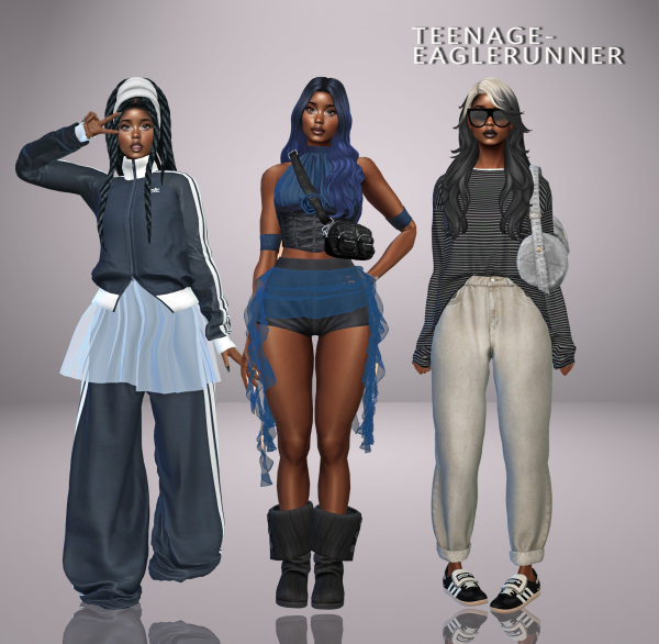 Alpha Lookbook by teenageeaglerunner - The Sims 4 Custom Content
