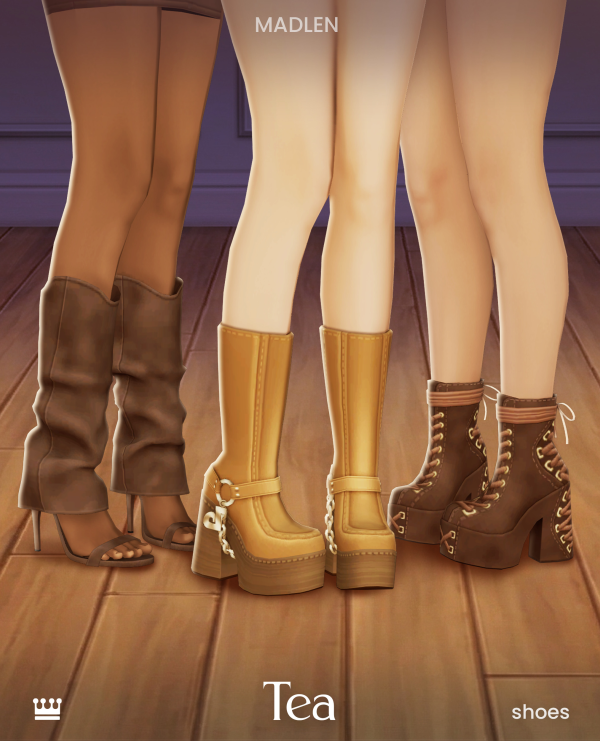Maxis Match Tea Shoe Set by simsfinds - The Sims 4 Custom Content