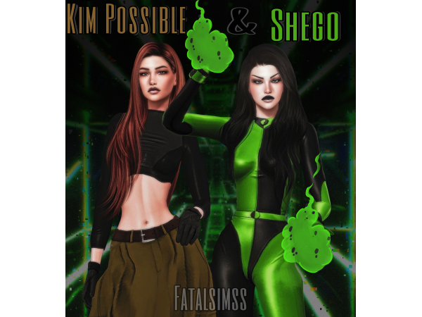 Kim Possible & Shego by Fatalsimss