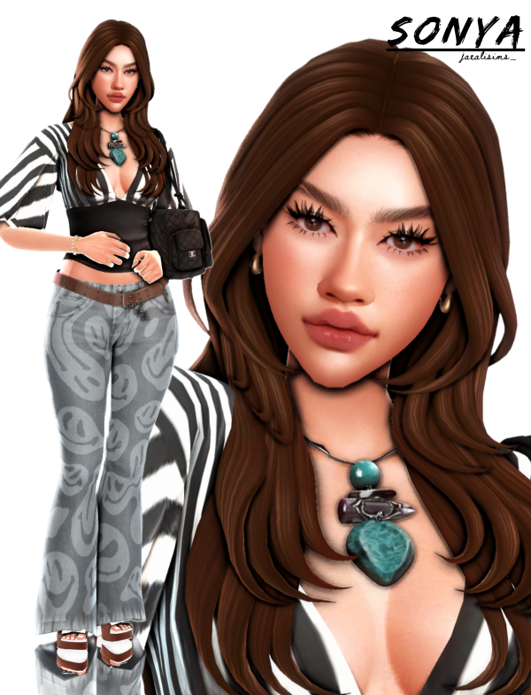 Mix Sonya by simsfinds - The Sims 4 Custom Content