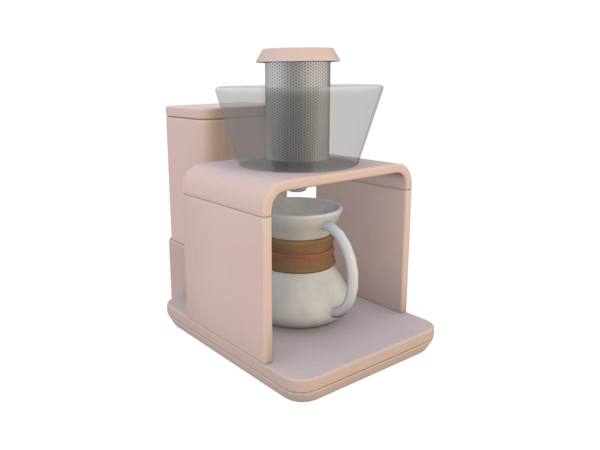 Maxis Match Comiko Kitchen Time Tea Machine (functional) - The Sims 4 Custom Content