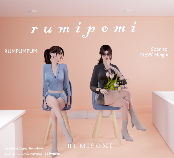 Alpha Rumpumpum_Bernadette Set by rumi_pomi - The Sims 4 Custom Content