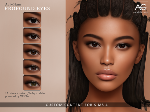 Alpha Profound Eyes by VentaStudio - The Sims 4 custom content