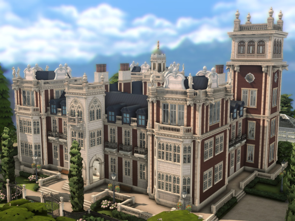 Maxis Match Huge Classic Palace (NO ) by plumbobkingdom - The Sims 4 custom content