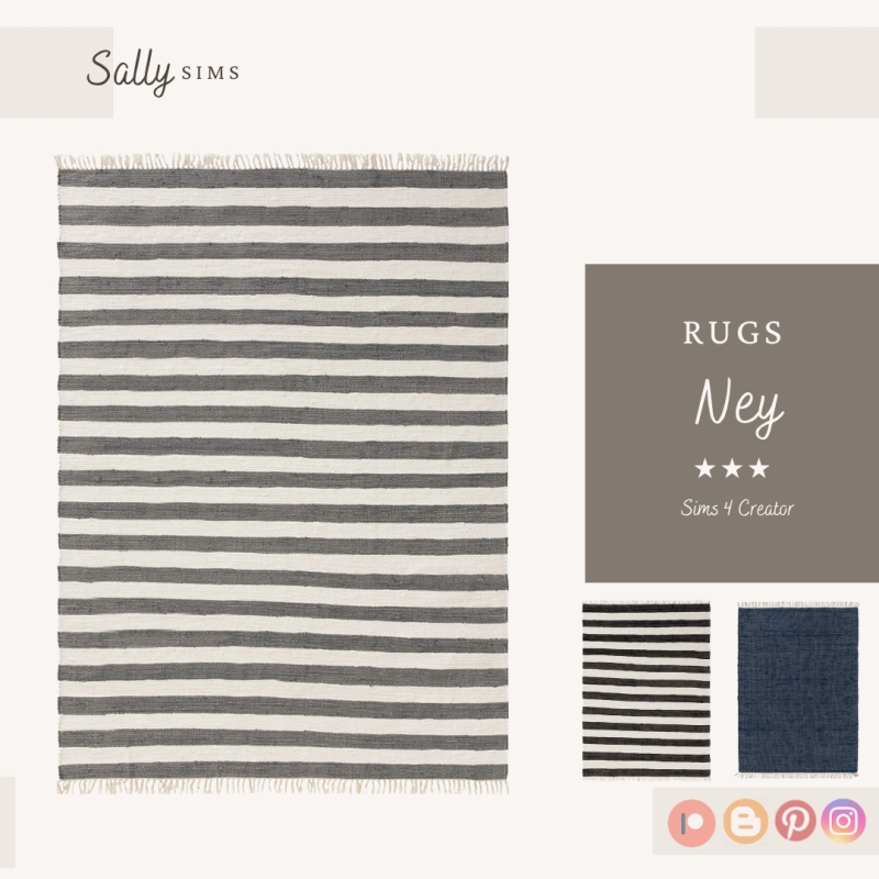 Alpha Rugs NEY by sally4sims - The Sims 4 Custom Content