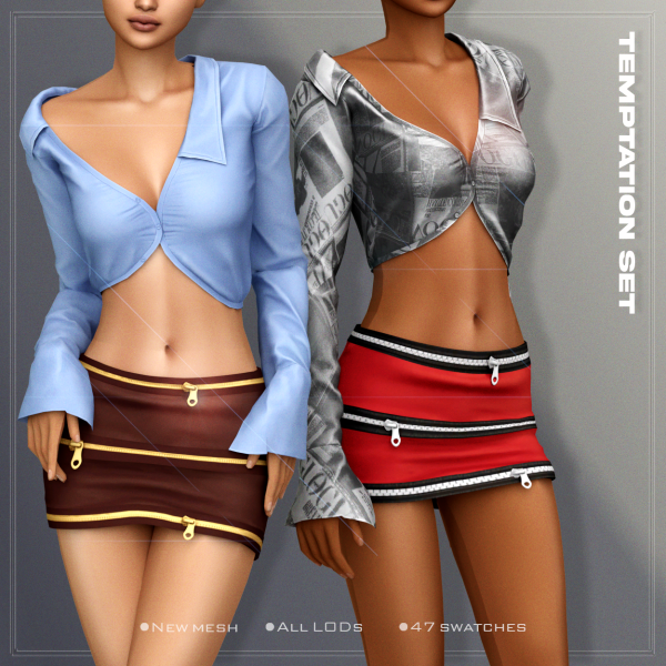 Alpha belaloallure_midnight muse by simsfinds - The Sims 4 Custom Content