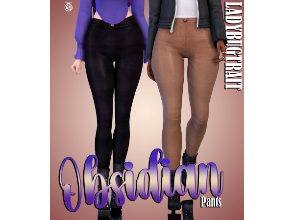 Maxis Match Obsidian Pants - The Sims 4 Custom Content