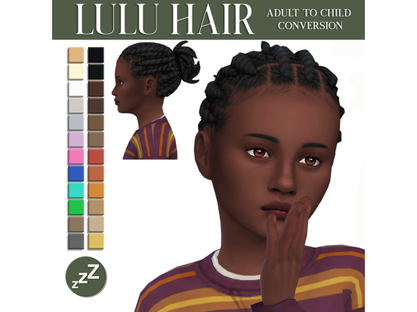 Maxis Match HAIR CONVERSIONS sims by sleepyz - The Sims 4 Custom Content