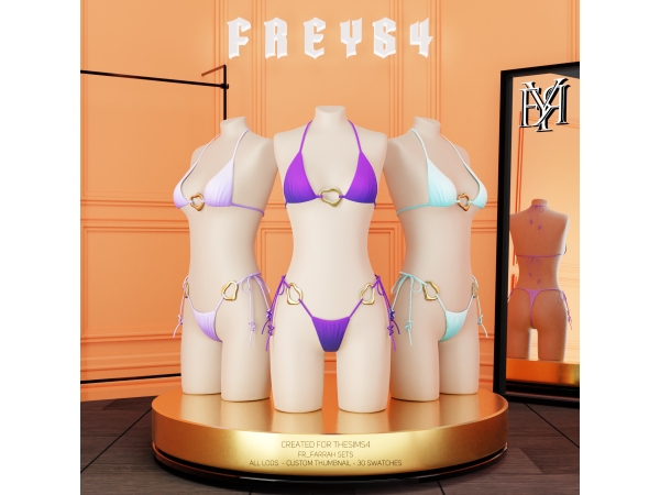 Alpha FR_Farrah Sets - The Sims 4 Custom Content