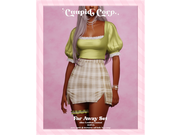 Alpha cuupid corp far away set - The Sims 4 Custom Content