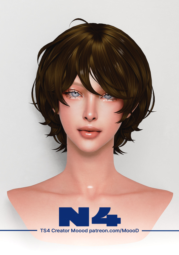 Maxis Match [SIMS4TS4] MoooD Maxis Match Hair N4 by simsfinds - The Sims 4 Custom Content